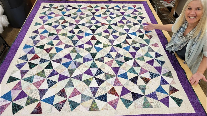 PICTURESQUE PATCHWORK Donnas Roundabout Quilt Tutorial FREE