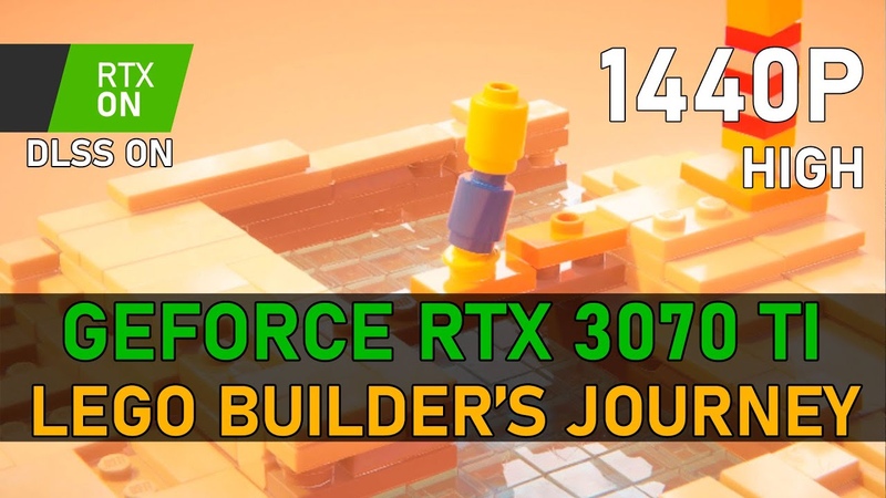LEGO Builder s Journey, RTX 3070 Ti, 2 K, HIGH, RTX ON, DLSS