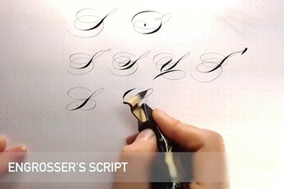Variations of Pointed Pen Letter S