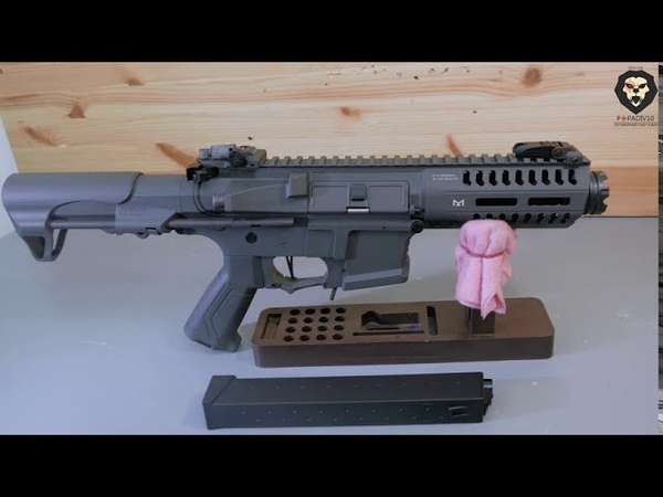 Страйкбольный автомат GG ARP 9 Battleship Grey ( EGC ARP 9 MM ANB NCM, 6 мм) видео