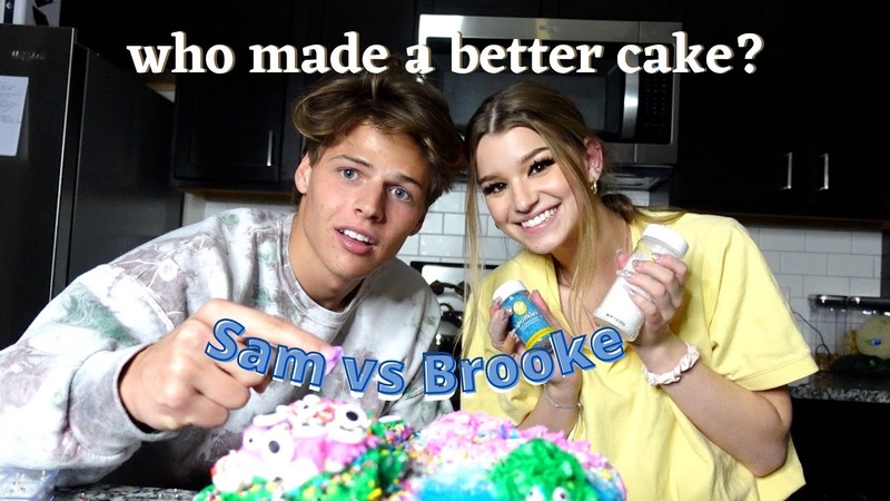 baking a cake competition with my boyfriend (six month