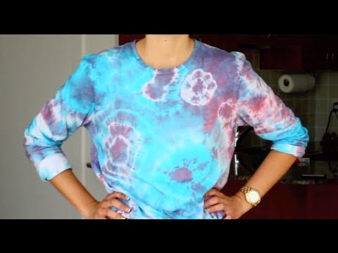как сделать футболку тай дай (tie