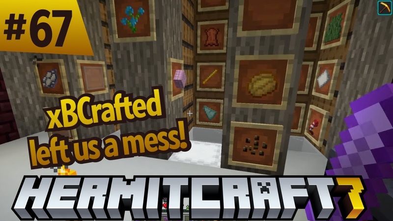 Hermitcraft 7: cleaning up x BCrafteds mess with a redstone item sorter ep