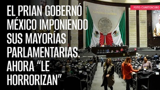 El PRIAN gobern Mxico imponiendo sus mayoras parlamentarias. Ahora le horrorizan