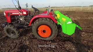 Shifeng SF-244 в работе c почвофрезой Kerland K-1600  Обзор 2021