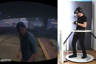GTA 5 in VR Cyberith VIRTUALIZER + Oculus RIFT Part 1: The Police Chase
