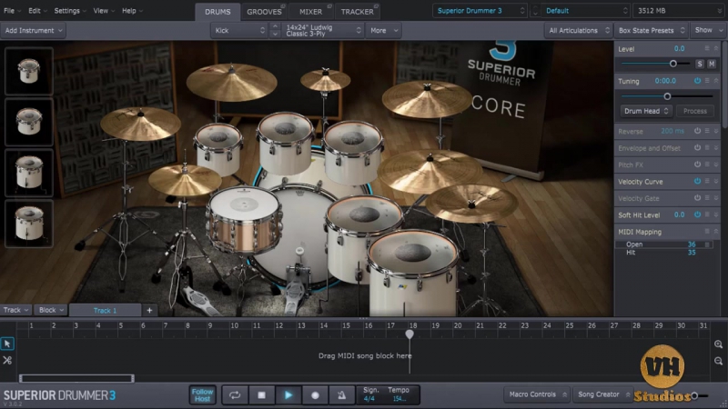 Superior Drummer 3 vs BFD 3 by Vithor Hugo