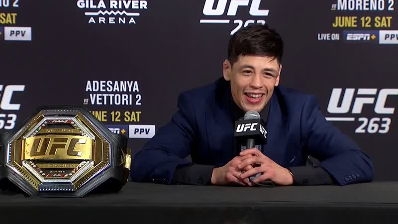 UFC 263: Brandon Moreno Post fight Press