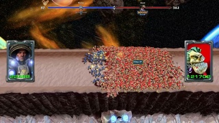 50 Marines vs 500 Ghouls, but they have War3 stats
