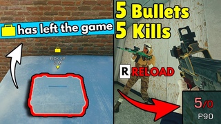 Defuser *Disconnected* From The Server ! | Five Shots = Five Kills - Rainbow Six Siege