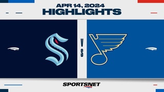 NHL Highlights | Kraken vs. Blues - April 14, 2024