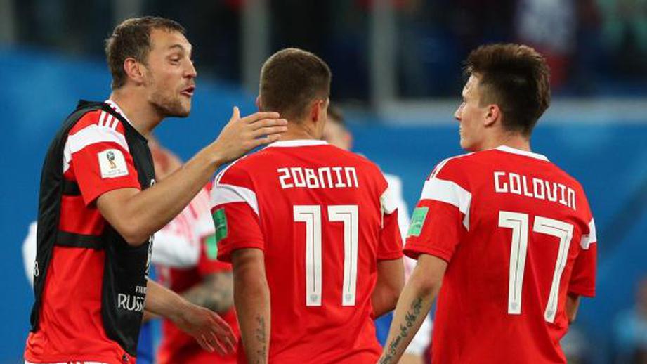 Артем Дзюба, Роман Зобнин и Александр Головин