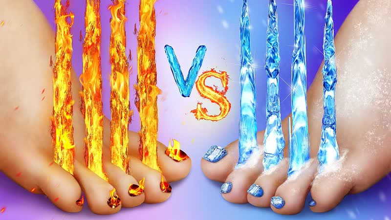 Холодная vs горячая девушка в