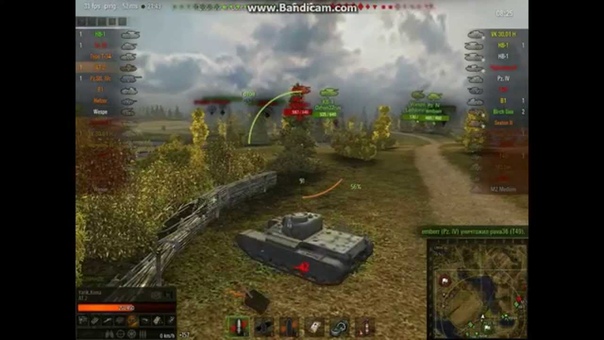 World of Tanks АТ 2 Бой в