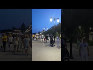 На море только в Евпаторию! Набережная Терешковой #евпатория #отдых #shorts #море