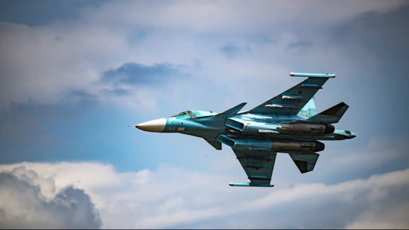 Российские Су 34 уничтожили пункты дислокации двух бригад