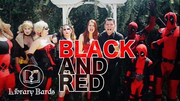 Library Bards Black and Red ( Parody of