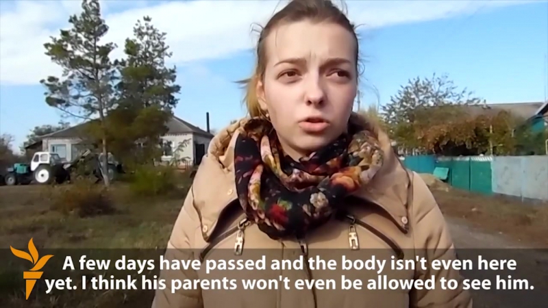 Siriýada ölen orsýetli esgeriň ýakynlarynyň