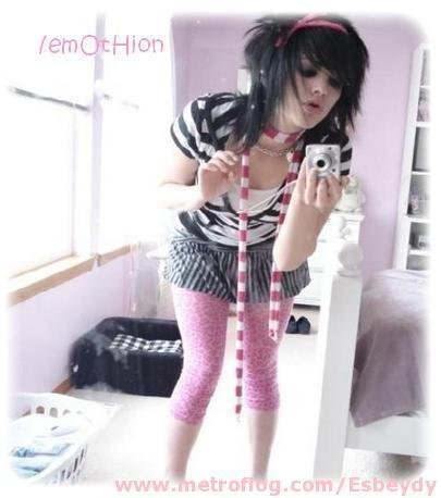 Emo drunk lingerie screaming