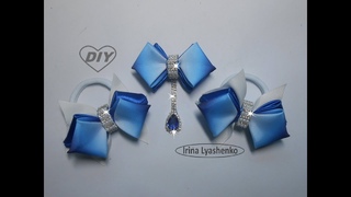 НАБОР К 1 СЕНТЯБРЯ, МК / DIY GROSGRAIN RIBBON SCHOOL SET/ PAP GROSGRAIN RIBBON SCHOOL SET #154