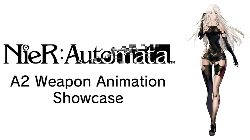 Nier Automata A2 Weapon Animation