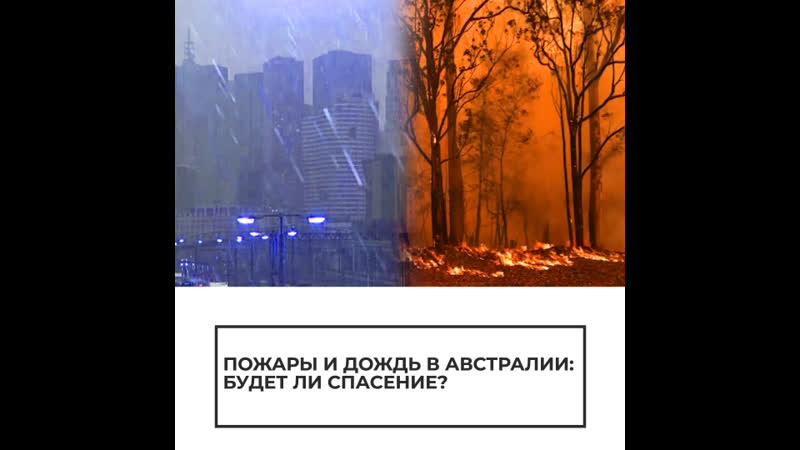 Пожары и дождь в Австралии: будет ли