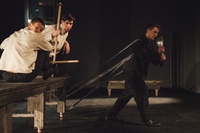 мхат горького спектакли. миндаугас карбаускис спектакли. школа драматического искусства зал глобус. произведение режиссера. григорий александров.