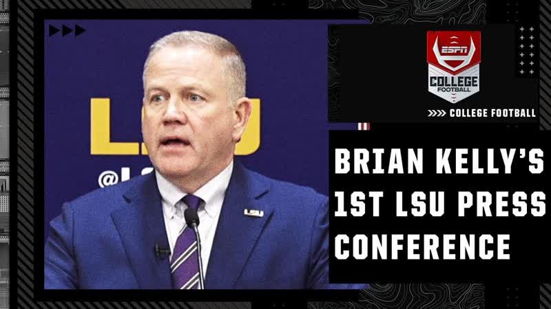 Best of Brian Kellys introductory LSU presser after leaving Notre Dame, College Football on