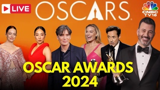 Oscars 2024 LIVE: 96th Academy Awards LIVE | Jimmy Kimmel | Oppenheimer, Poor Things, Barbie | IN18L