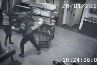 Ninja Girl in Chinese Restaurant