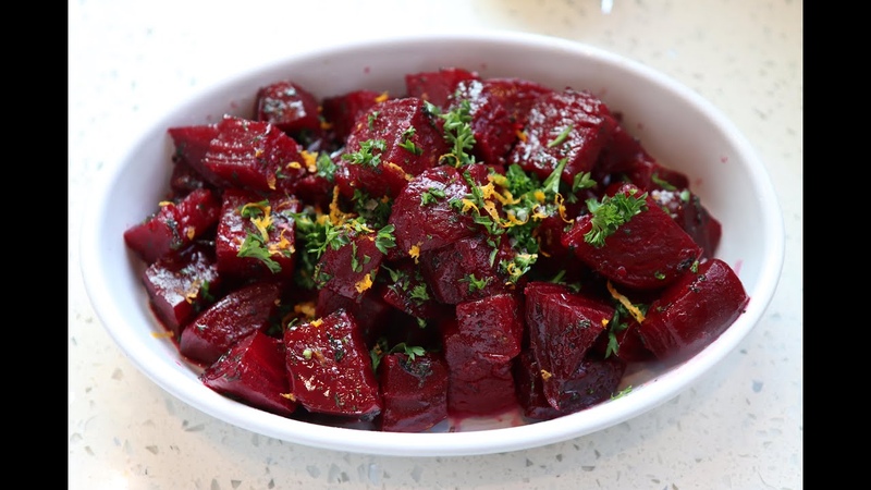 GLAZED BEETS WITH CITRUS AND