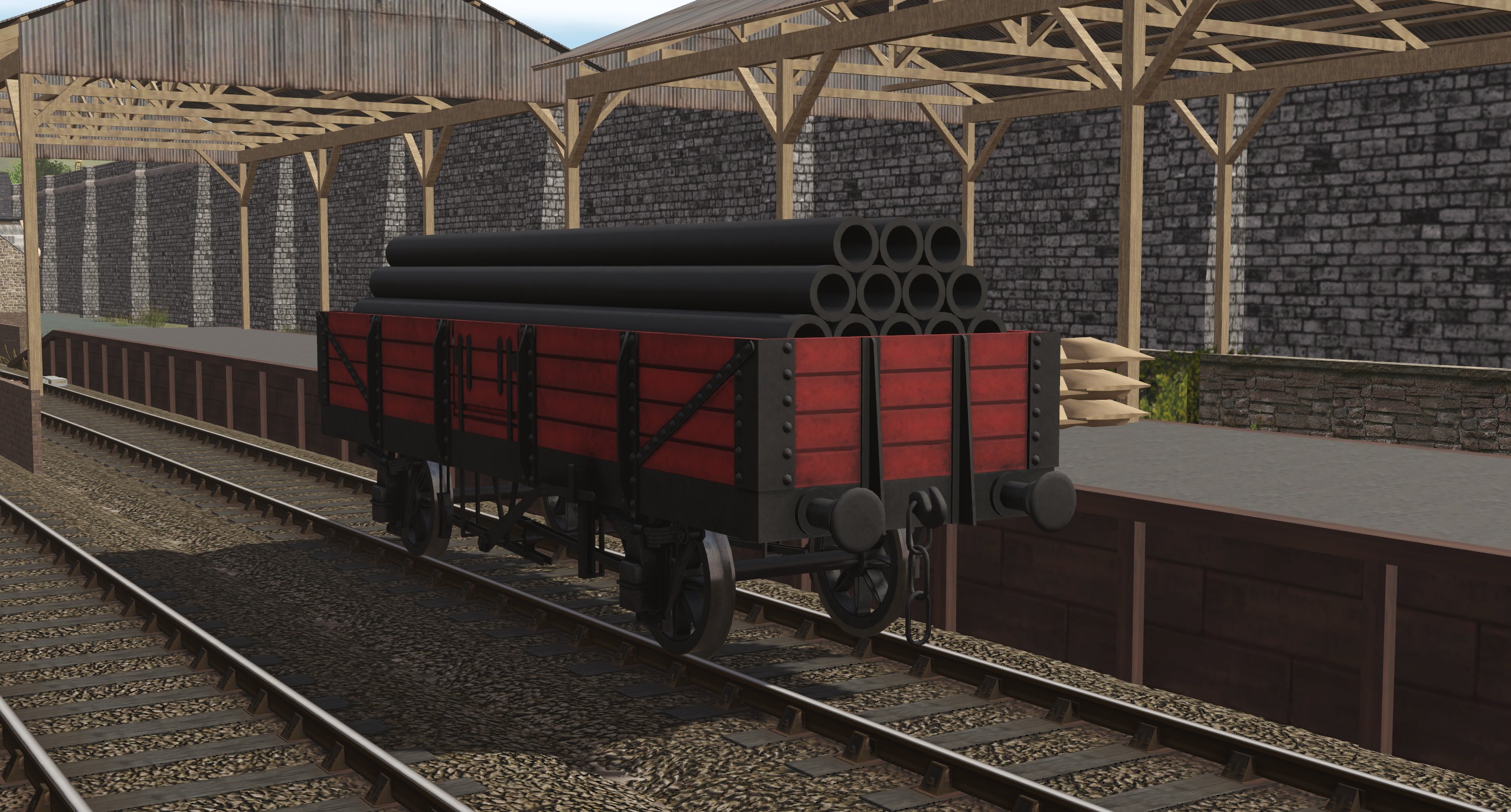 Engie's - Black Pipes (GWR Open C Wagon TS19)