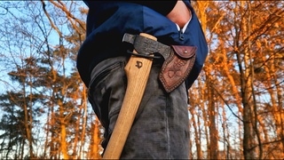 Steel,Wood and Leather - Forging a Bushcraft Axe