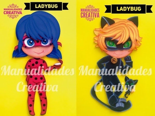 Lady Bug paso a paso Craft DIY manualidad en foamy, goma eva,