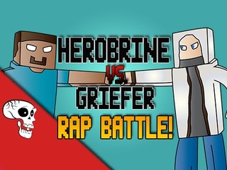 Herobrine vs Griefer RAP BATTLE! by JT Machinima