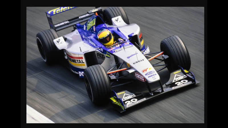 13 й этап Ф 1. Монца Италия 1999 год. Лука Бадоер Минарди Форд.