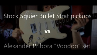 Pickups comparison: Squier Bullet vs Alexander Pribora Voodoo