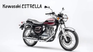 Kawasaki Estrella - Обзор. Классический японский мотоцикл.