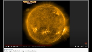 Explosion solaire et Plante X