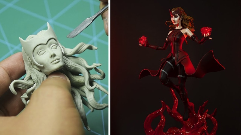 Sculpting SCARLET WITCH, DOCTOR STRANGE IN THE MULTIVERSE OF MADNESS, 2022, WANDA