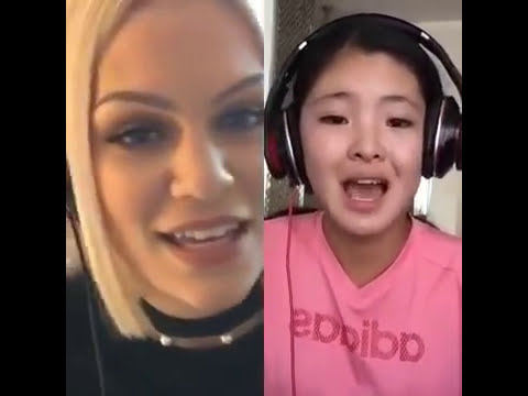Flashlight Jessie J Mongolian young girl, karaoke